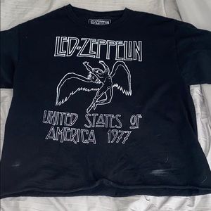 Led Zepplin Cropped t-shirt